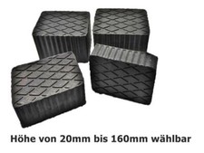 4x 160x120 Gummiklotz