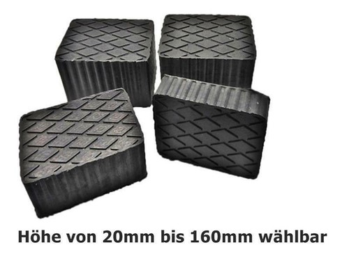 160x120 gummiklotz - 4x,