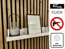 Click System Paneel Regal Halterung für IKEA MOSSLANDA Bildleiste Akustikpaneele