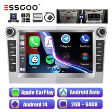 7" Android 14 Carplay Autoradio GPS 2+64G Kamera Für Opel Astra Corsa C/D Vectra
