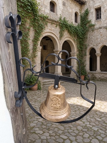 Antike bronze glocke - antike,