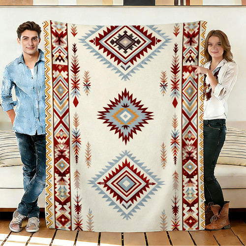 Boho western vintage throw - boho,