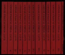 Kant, Werke in zwölf Bänden + Registerband. 13 Bände (komplett).