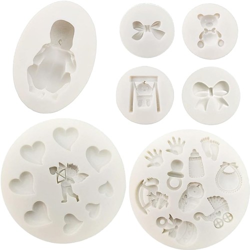 Baby themen silikonformen set - silikonformen,