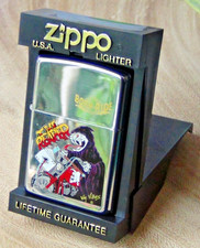 Original Zippo Feuerzeug sehr selten THE REAPER Born To Ride über 30 jahre alt