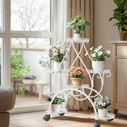 Blumenständer metall weiß - blumenständer,