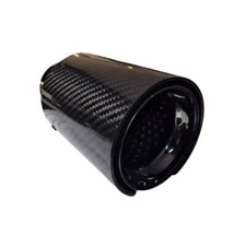 Carbon Endrohr Auspuffblende Blende 90mm 93mm für VW AUDI BMW 63mm Anschluß