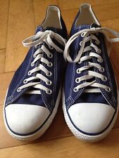CONVERSE SNEAKER VINTAGE SPORT TURNSCHUHE BLAU WEISS EUR 45 US 11,5 UK10,5