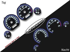 Selbstleuchtende Tachoscheiben Plasma Tacho VW Golf 3 0-260km/h VR6 #