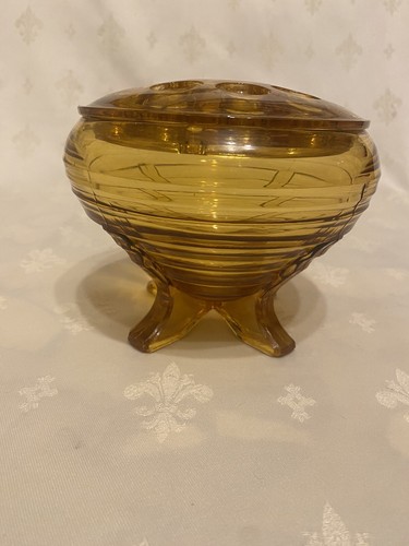 Art deco braunglas sputnik - art,