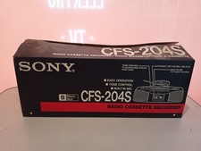 Sony CFS-204S Kassette Radio - Ghettoblaster 