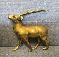 Vintage messing kudu antilope - messing,