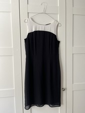 Luftiges Chiffon Etuikleid (38