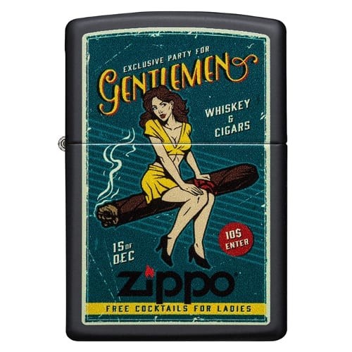 Zippo schwarz matt - zippo,