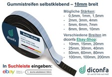 Gummistreifen SELBSTKLEBEND
