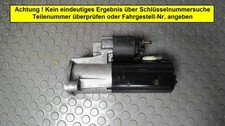 Anlasser/ Starter ( Bosch ) VW Passat Variant 1.9 TDI 3BG/3BL/3BS 0001124020 12