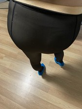 Schwarze ThermoStrumpfhose/ ThermoLeggings mit dünnen Fliess in L-XL 