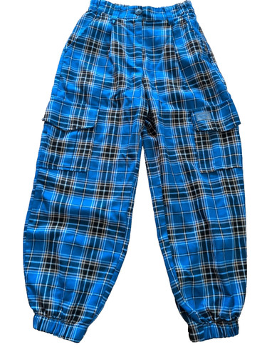 Bershka cargohose kariert - -,