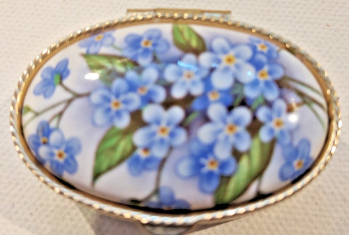 Pillendose blumenmotiv - pillendose;,