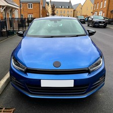 Paar ABS Glanz Schwarz SpiegelKappen Blende Sport für VW Scirocco ab 2008