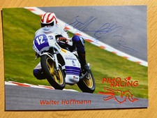 Walter Hoffmann Original Autogramm handsigniert Motorrad Rennfahrer D 350 500 DM
