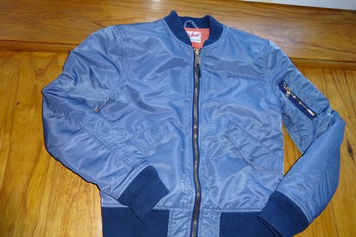 Tolle grau blaue bomberjacke - tolle, grau-blaue