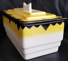 AMA Annaburg Untucht 30er/40er Spritzdekor Keksdose Art Deco Bauhaus Ära ❤❤❤