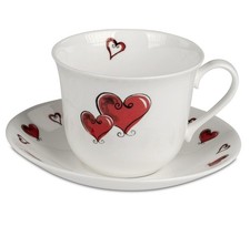 Roy Kirkham Tasse Hearts rot