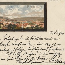 Autograph Heinrich Wieland