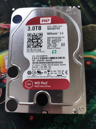 Red wd30efrx 3tb 5400rpm - wd,