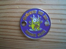 Einkaufswagenchip PATHTAGS kleines Monster bunt Geo EKW