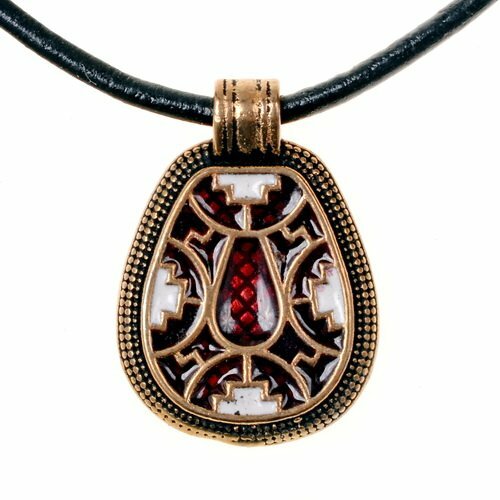 Amulett cloisonné halskette - amulett,