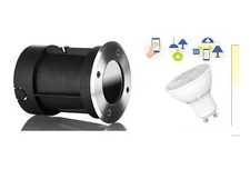 SMART WiFi Bodeneinbau rund 5 Watt warm weiß bis kalt weiß 330 Lm ALEXA -#9786