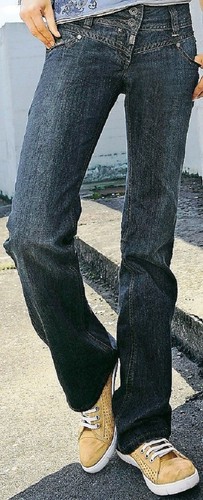 Timezone damen bootcut jeans - timezone,
