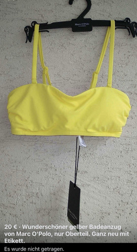 Marc polo bandeau bikini top - marc,