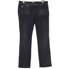 Vintage Lois Jeans Damen Stretch Slim Gerade Vn9 Größe W33 L32