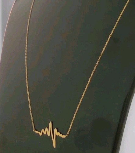 Halskette mit heartbeat - mit, "heartbeat"