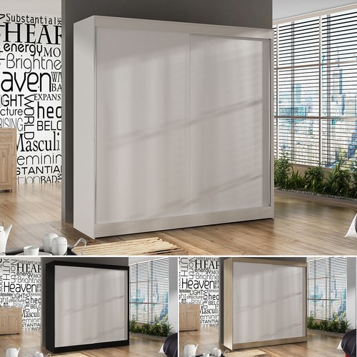 Kleiderschrank basti 200 - kleiderschrank,