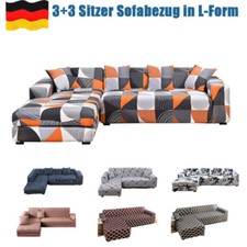 2er 3 Sitzer L Sofabezug Stretch Stuhl Sofabezüge elastische Sofahusse