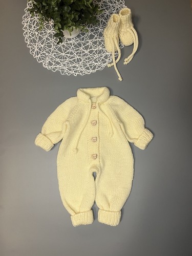 Handgestrickte baby overall - overall, gr