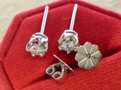 Diamanten gold ohrring - gold,