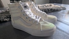 Vans Sneaker Mädchen Gr. 30 High Schuhe Weiß Sparkle