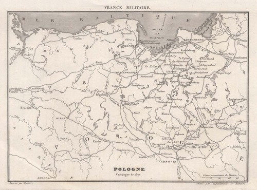 Polen original stahlstich - original,