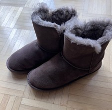 Wildleder Lammfell Boots