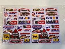 versch. Sponsoren Aufkleber  -  Dekor / Decals  