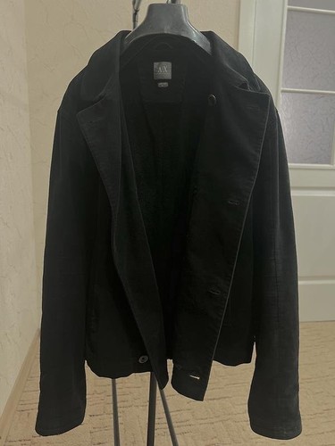 Men armani exchange coat black - men,
