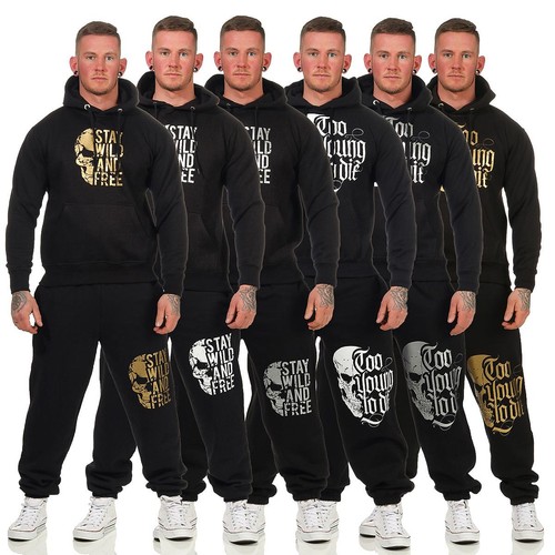Herren totenkopf jogging - totenkopf,