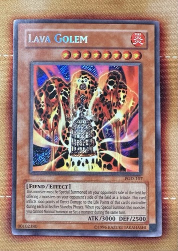 Lava golem pgd 107 - yu-gi-oh!, pgd-107