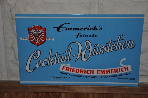 Altes reklameschild 50er - altes,