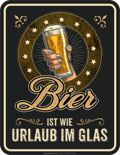 Bier urlaub glas - im,